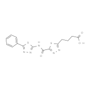 4-(5-{[(5-Phenyl-1,3,4-thiadiazol-2-yl)amino]-carbonyl}-1,3,4-thiadiazol-2-yl)butanoic acid