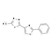 5-(2-Phenyl-1,3-thiazol-4-yl)-1,3,4-oxadiazol-2-ylhydrosulfide