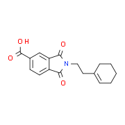 2-(2-Cyclohex-1-en-1-ylethyl)-1,3-dioxoisoindoline-5-carboxylic acid