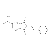 2-(2-Cyclohex-1-en-1-ylethyl)-1,3-dioxoisoindoline-5-carboxylic acid