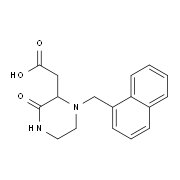 2-[1-(1-Naphthylmethyl)-3-oxo-2-piperazinyl]-acetic acid