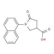 1-Naphthalen-1-yl-5-oxo-pyrrolidine-3-carboxylic acid