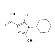 1-Cyclohexyl-2,5-dimethyl-1H-pyrrole-3-carboxylic acid