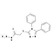 2-[(4,5-Diphenyl-4H-1,2,4-triazol-3-yl)thio]-acetohydrazide