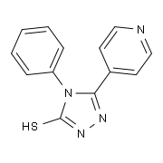 4-Phenyl-5-pyridin-4-yl-4H-[1,2,4]triazole-3-thiol