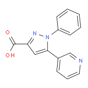 1-Phenyl-5-pyridin-3-yl-1H-pyrazole-3-carboxylic acid