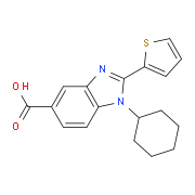 1-Cyclohexyl-2-thien-2-yl-1H-benzimidazole-5-carboxylic acid