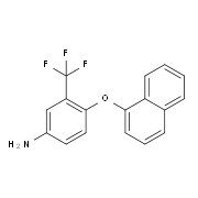 4-(1-Naphthyloxy)-3-(trifluoromethyl)aniline