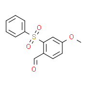2-Benzenesulfonyl-4-methoxybenzaldehyde