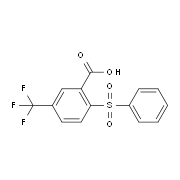 2-Benzenesulfonyl-5-(trifluoromethyl)benzoic acid