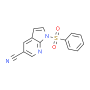 1-Benzenesulfonyl-1H-pyrrolo[2,3-b]pyridine-5-carbonitrile