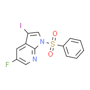 1-Benzenesulfonyl-5-fluoro-3-iodo-1H-pyrrolo[2,3-b]pyridine