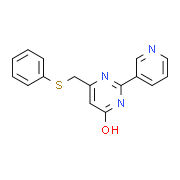6-[(Phenylsulfanyl)methyl]-2-(3-pyridinyl)-4-pyrimidinol
