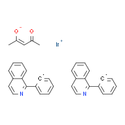 二(1-苯基-异喹啉)(乙酰丙酮)合铱(III)