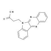 3-Indolo[2,3-b]quinoxalin-6-yl-propionic acid