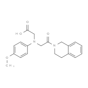 [[2-(3,4-Dihydroisoquinolin-2(1H)-yl)-2-oxoethyl]-(4-methoxyphenyl)amino]acetic acid