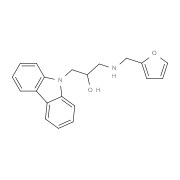1-Carbazol-9-yl-3-[(furan-2-ylmethyl)-amino]-propan-2-ol