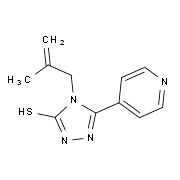 4-(2-Methyl-allyl)-5-pyridin-4-yl-4H-[1,2,4]triazole-3-thiol