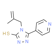 4-(2-Methyl-allyl)-5-pyridin-4-yl-4H-[1,2,4]triazole-3-thiol