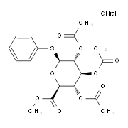 Phenyl 1-thio-β-D-glucopyranosiduronic Acid Methyl Ester 2,3,4-Triacetate