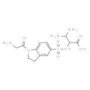 3-Methyl-2-{[(1-propionyl-2,3-dihydro-1H-indol-5-yl)sulfonyl]amino}butanoic acid