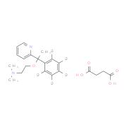 (±)-Doxylamine-d5  Succinate (phenyl-d5)