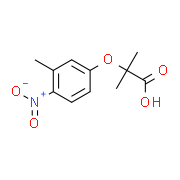 2-Methyl-2-(3-methyl-4-nitrophenoxy)propanoic acid