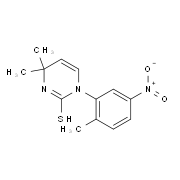 4,4-Dimethyl-1-(2-methyl-5-nitrophenyl)-1,4-dihydropyrimidine-2-thiol