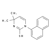 4,4-Dimethyl-1-(1-naphthyl)-1,4-dihydropyrimidine-2-thiol