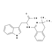 2-(3,3-Dimethyl-3,4-dihydro-isoquinolin-1-ylamino)-3-(1H-indol-3-yl)-propionic acid