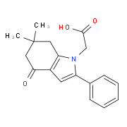 (6,6-Dimethyl-4-oxo-2-phenyl-4,5,6,7-tetrahydro-indol-1-yl)-acetic acid