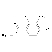 Methyl 4-bromo-2-fluoro-3-methylbenzoate
