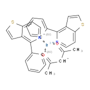 乙酰丙酮酸二(4-苯基-噻吩[3，2-c]吡啶-C2，N)合铱(III)