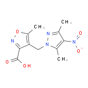 4-[(3,5-Dimethyl-4-nitro-1H-pyrazol-1-yl)methyl]-5-methylisoxazole-3-carboxylic acid