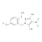 3-[(3,5-Dimethyl-4-nitro-1H-pyrazol-1-yl)methyl]-4-methoxybenzaldehyde
