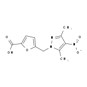 5-[(3,5-Dimethyl-4-nitro-1H-pyrazol-1-yl)methyl]-2-furoic acid