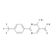 4-Methyl-2-[4-(trifluoromethyl)phenyl]pyrimidine-5-carboxylic acid