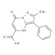 2-Methyl-7-oxo-3-phenyl-4,7-dihydro-pyrazolo-[1,5-a]pyrimidine-5-carboxylic acid