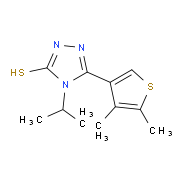 5-(4,5-Dimethylthien-3-yl)-4-isopropyl-4H-1,2,4-triazole-3-thiol