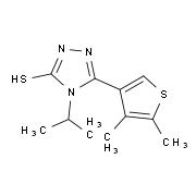 5-(4,5-Dimethylthien-3-yl)-4-isopropyl-4H-1,2,4-triazole-3-thiol