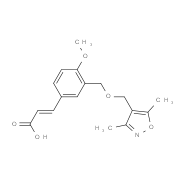 (2E)-3-(3-{[(3,5-Dimethylisoxazol-4-yl)methoxy]-methyl}-4-methoxyphenyl)acrylic acid