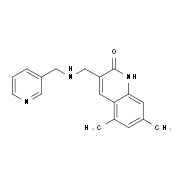 5,7-Dimethyl-3-{[(pyridin-3-ylmethyl)-amino]-methyl}-1H-quinolin-2-one