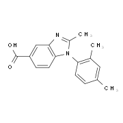 1-(2,4-Dimethylphenyl)-2-methyl-1H-benzimidazole-5-carboxylic acid
