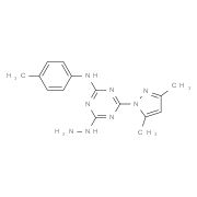 4-(3,5-Dimethyl-1H-pyrazol-1-yl)-6-hydrazino-N-(4-methylphenyl)-1,3,5-triazin-2-amine