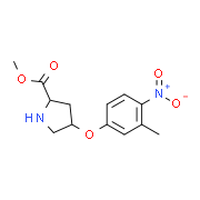 Methyl (2S,4S)-4-(3-methyl-4-nitrophenoxy)-2-pyrrolidinecarboxylate