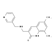 6,8-Dimethyl-3-{[(pyridin-3-ylmethyl)-amino]-methyl}-1H-quinolin-2-one