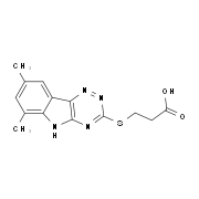 3-(6,8-Dimethyl-9H-1,3,4,9-tetraaza-fluoren-2-yl-sulfanyl)-propionic acid