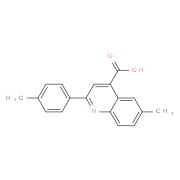 6-Methyl-2-(4-methylphenyl)quinoline-4-carboxylic acid