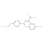6-Methyl-2-(4-propylphenyl)quinoline-4-carboxylic acid