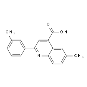 6-Methyl-2-(3-methylphenyl)quinoline-4-carboxylic acid